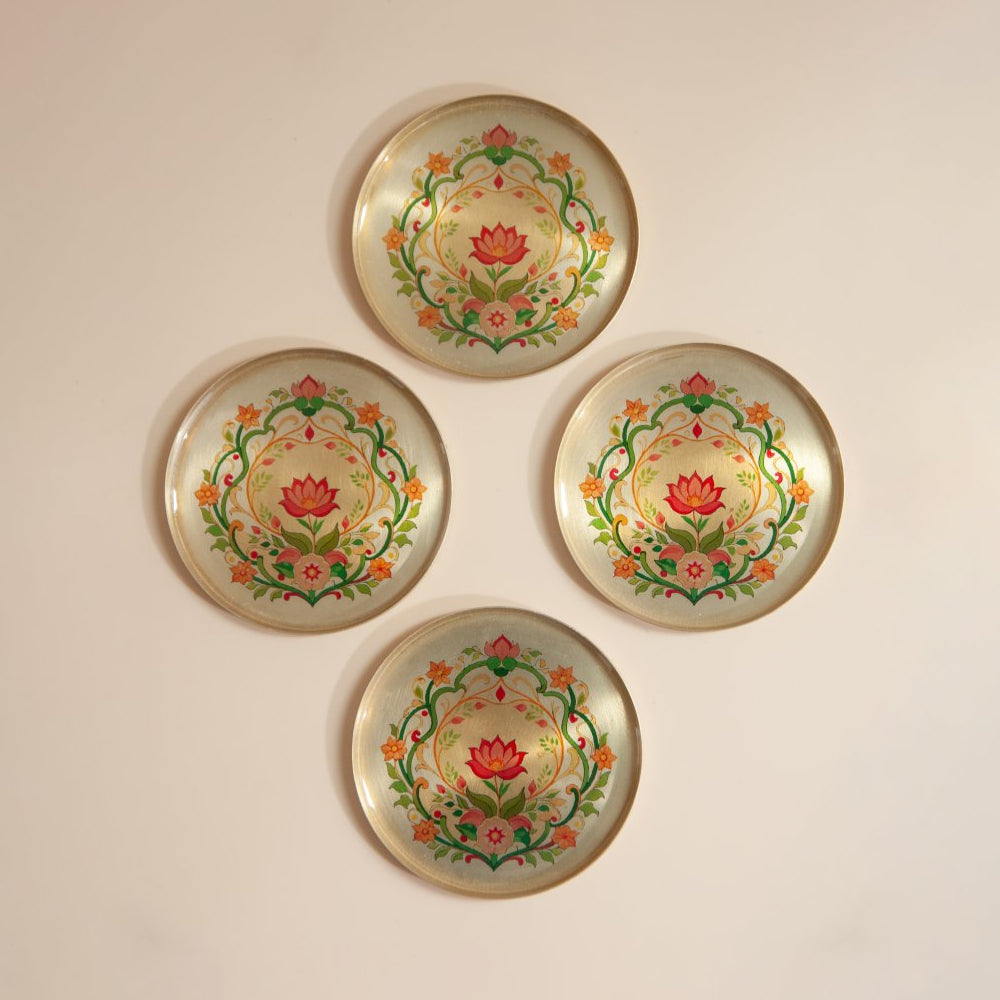 Esha Brass Coasters