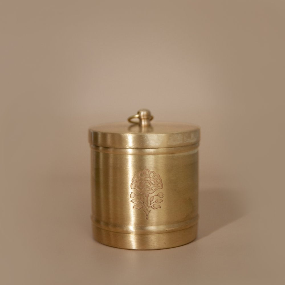 Marigold Brass Canister