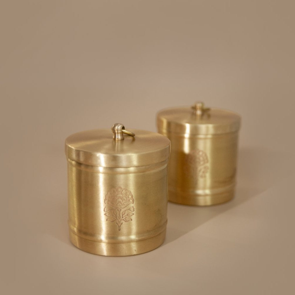 Marigold Brass Canister