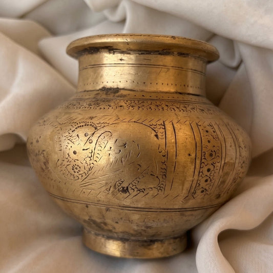 Antique Brass Kalash, Elephant Bear and Bird Nakashi - The Heritage story