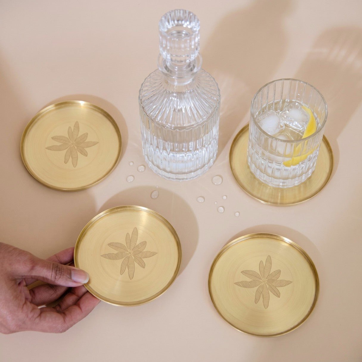 Banana Leaf Brass Coasters - The Heritage story