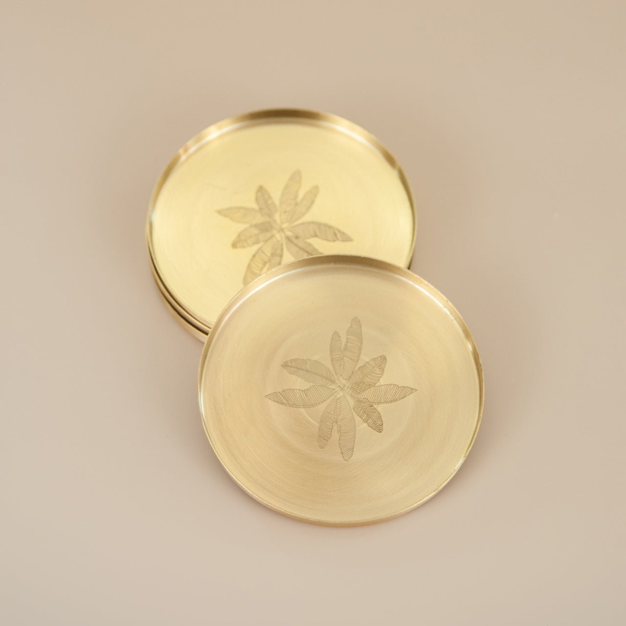 Banana Leaf Brass Coasters - The Heritage story