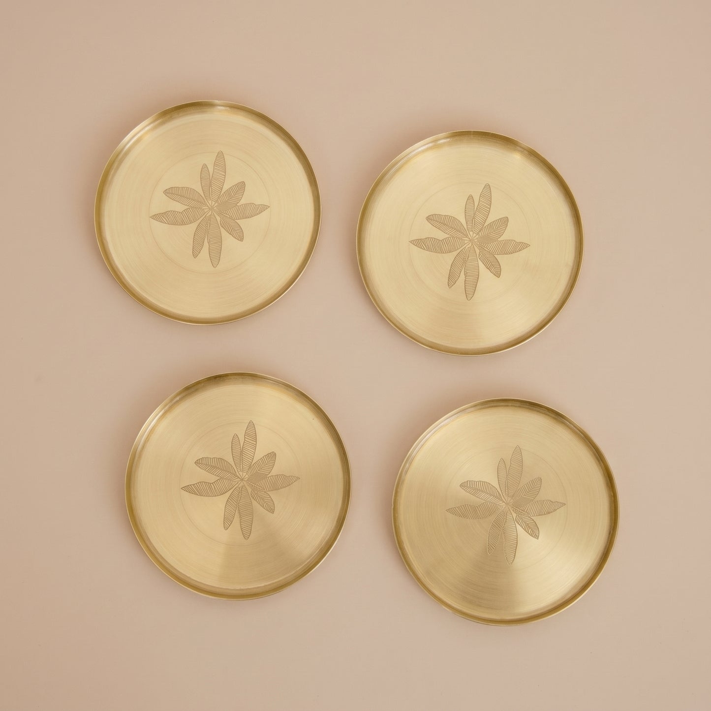 Banana Leaf Brass Coasters - The Heritage story