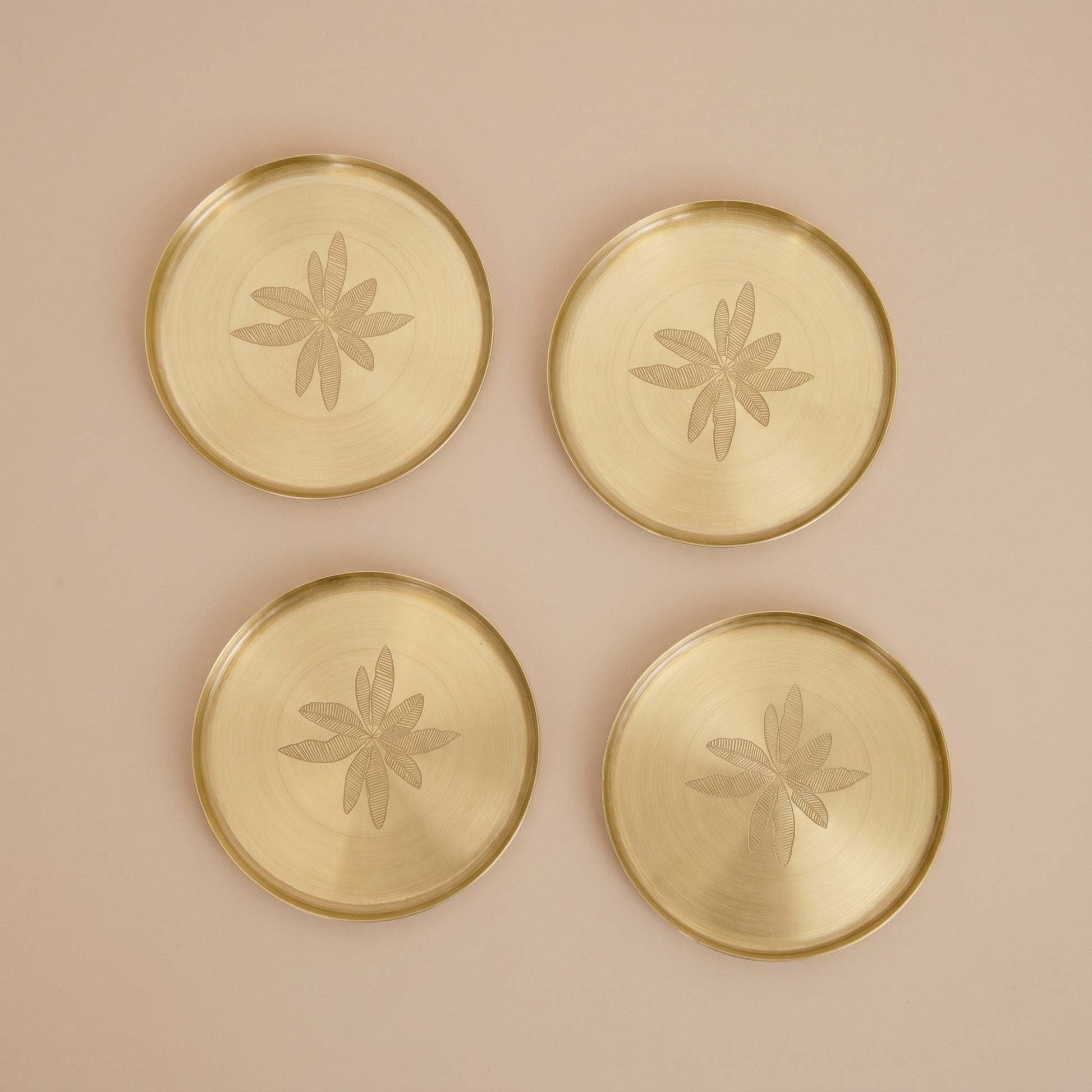 Banana Leaf Brass Coasters - The Heritage story