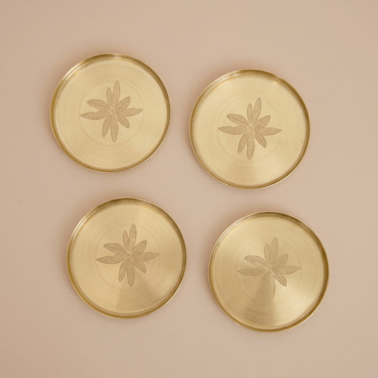 Banana Leaf Brass Coasters - The Heritage story