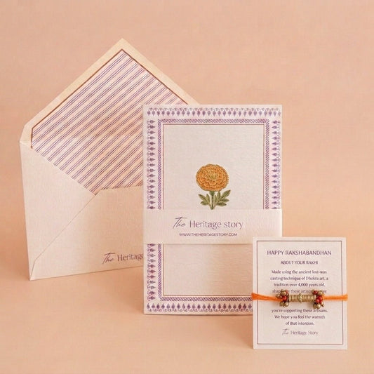 The Blessing Box Rakhi Gift Set - The Heritage story
