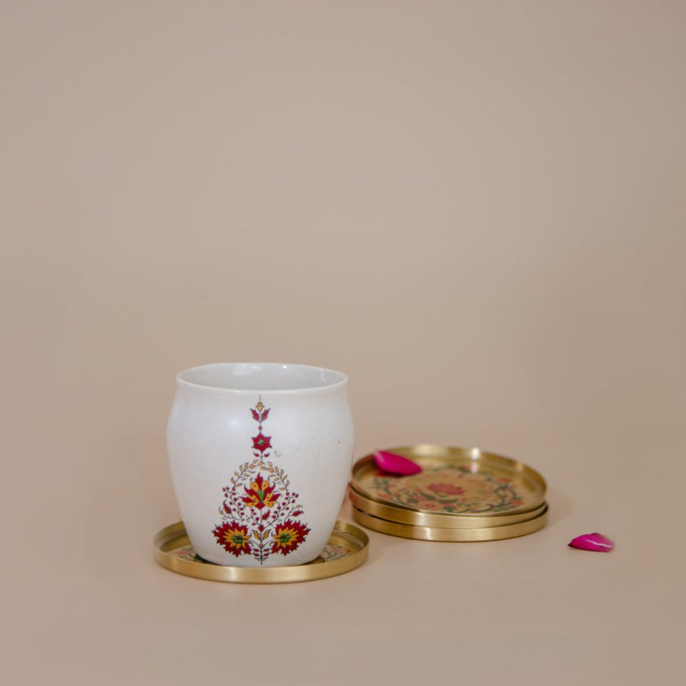 Esha Brass Coasters