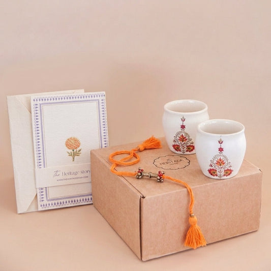 I Love Chai Rakhi Gift Set - The Heritage story