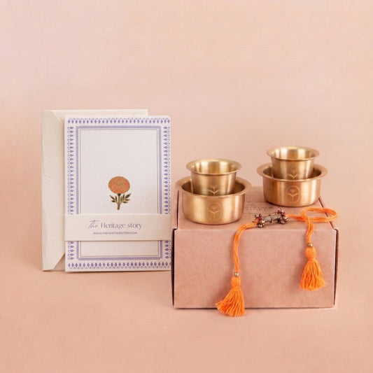 Morning Kaapi Rakhi Gift Set - The Heritage story