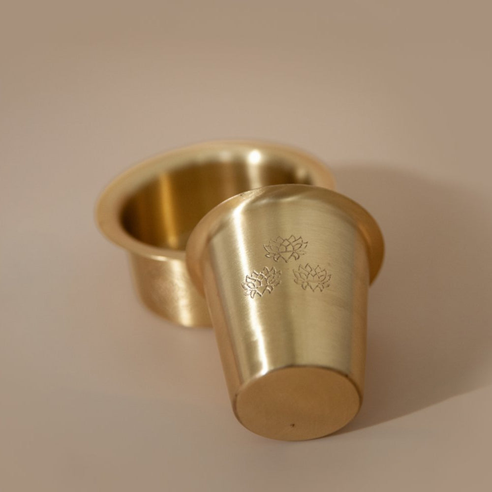 Morning Raaga Brass Coffee set