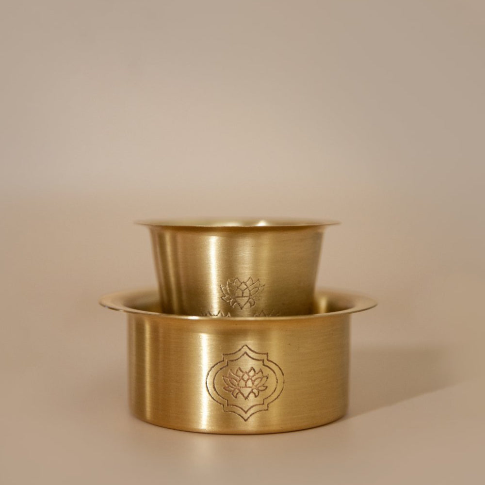 Morning Raaga Brass Coffee set