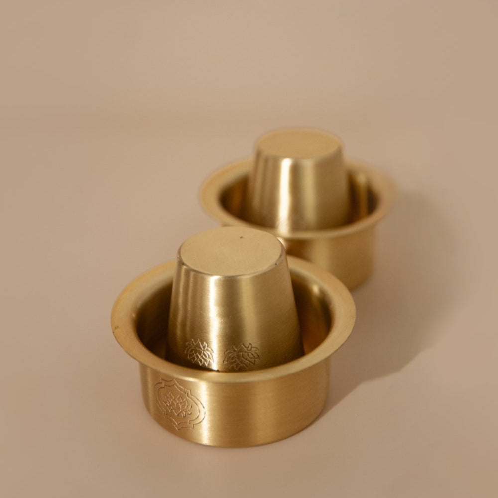 Morning Raaga Brass Coffee set