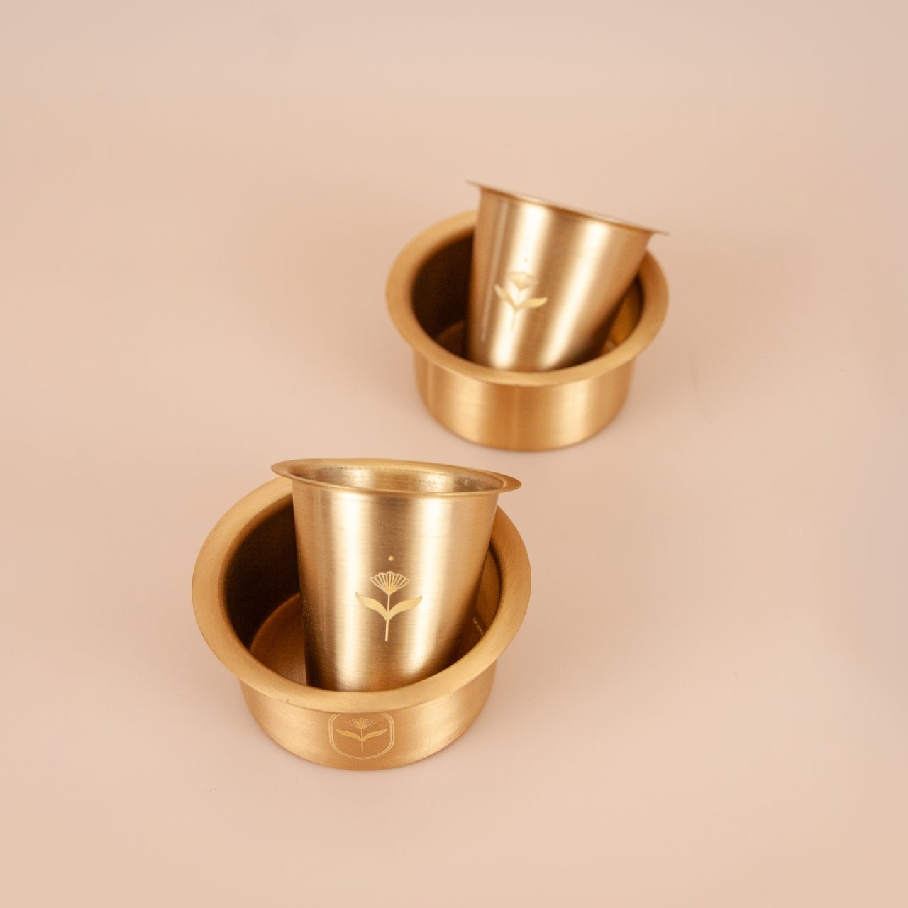 Morning Raaga Brass Coffee set - The Heritage story