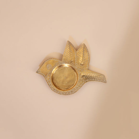 Myna Brass Tealight Holder