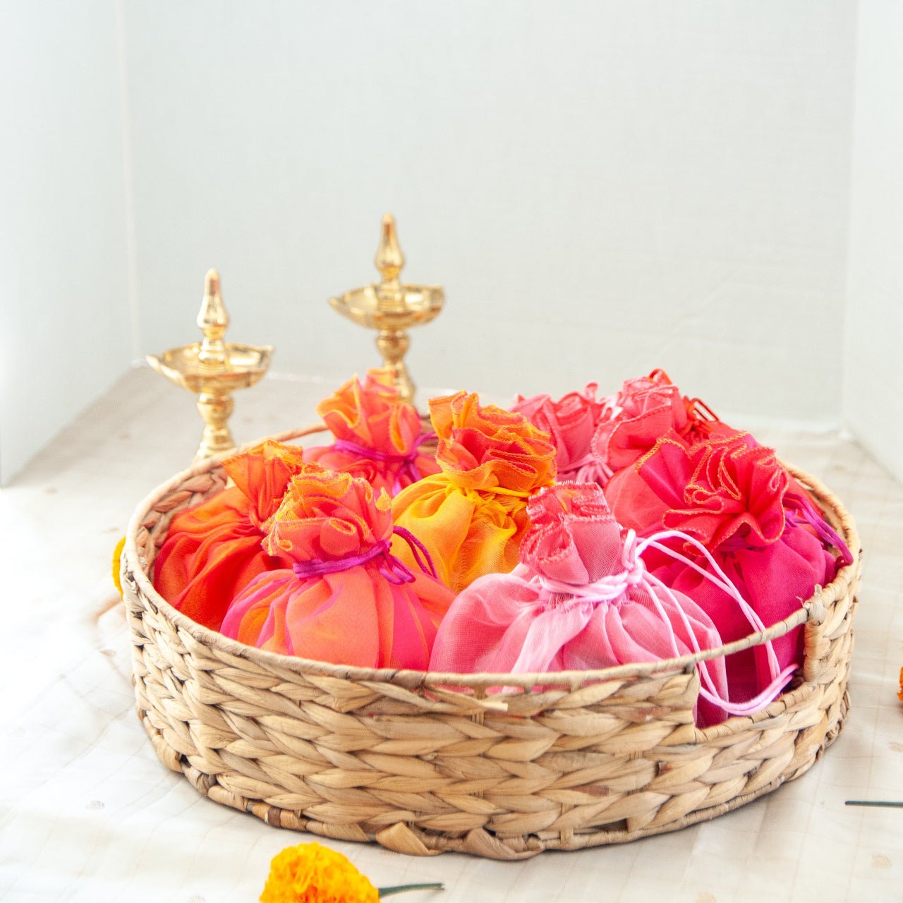 Organza Drawstring Potli - The Heritage story