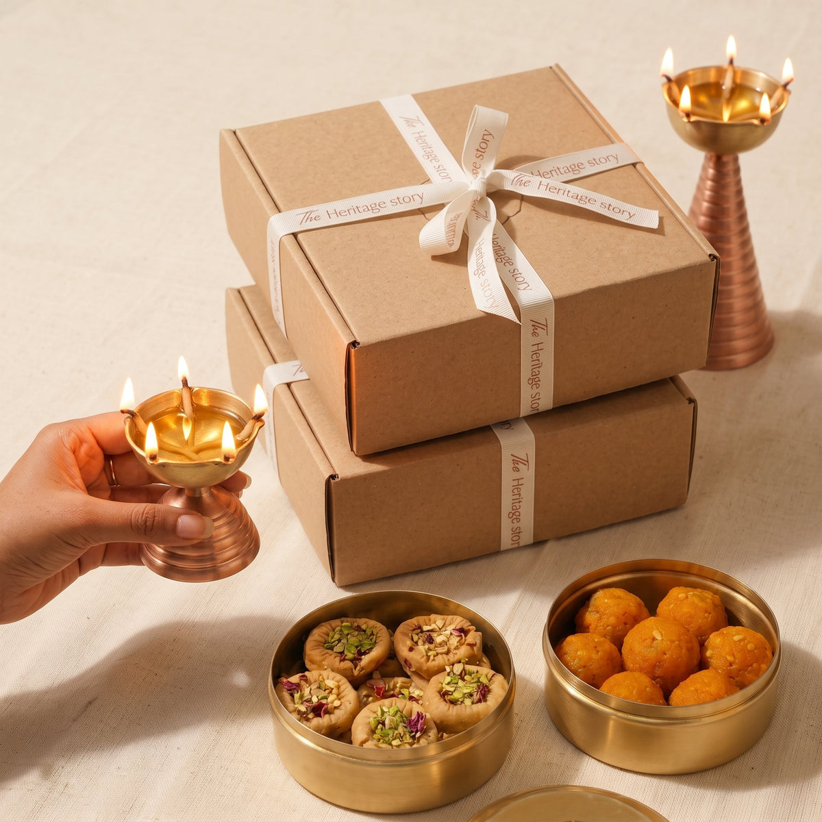 Saanjh Diya Gift Set - The Heritage story