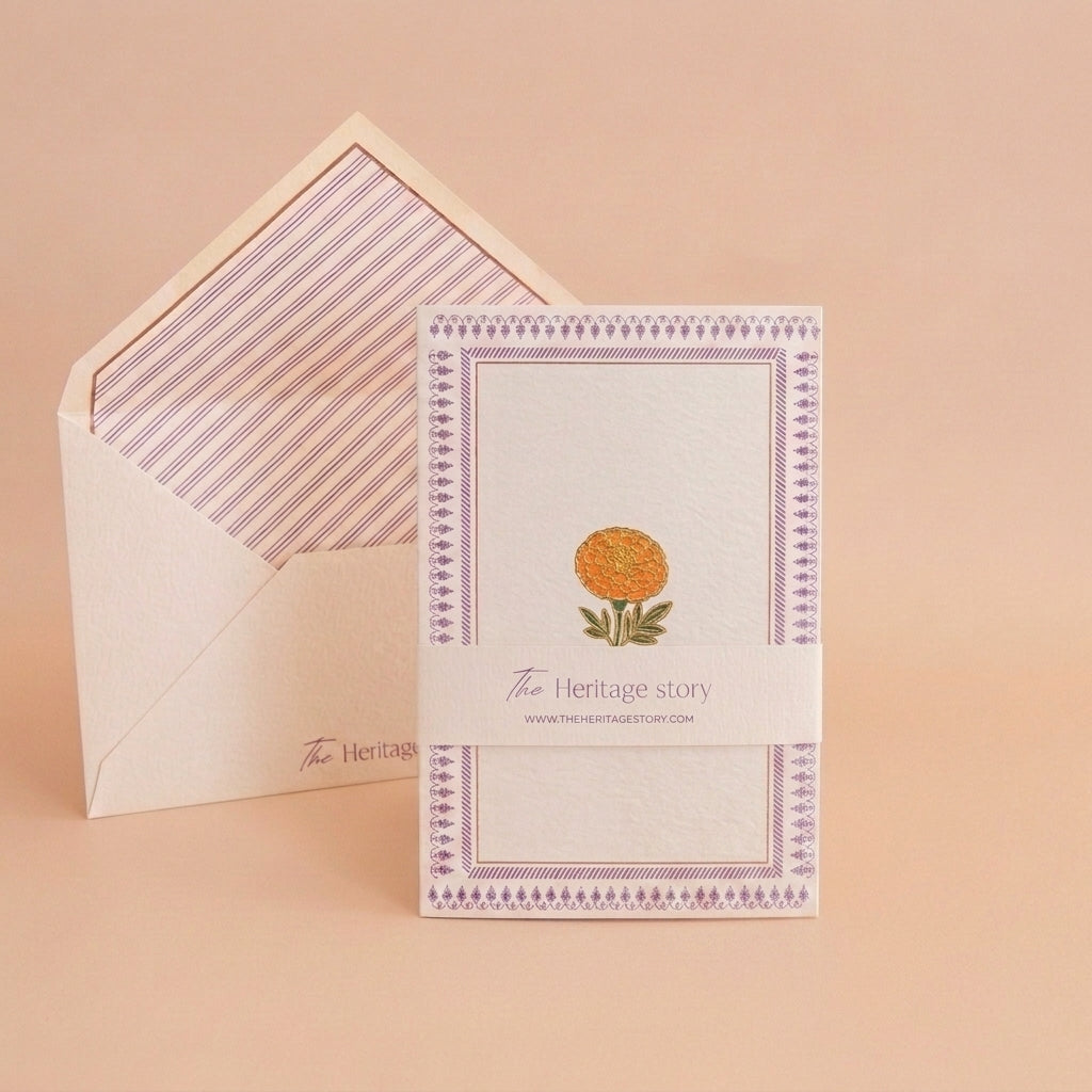 Marigold Shagun Card