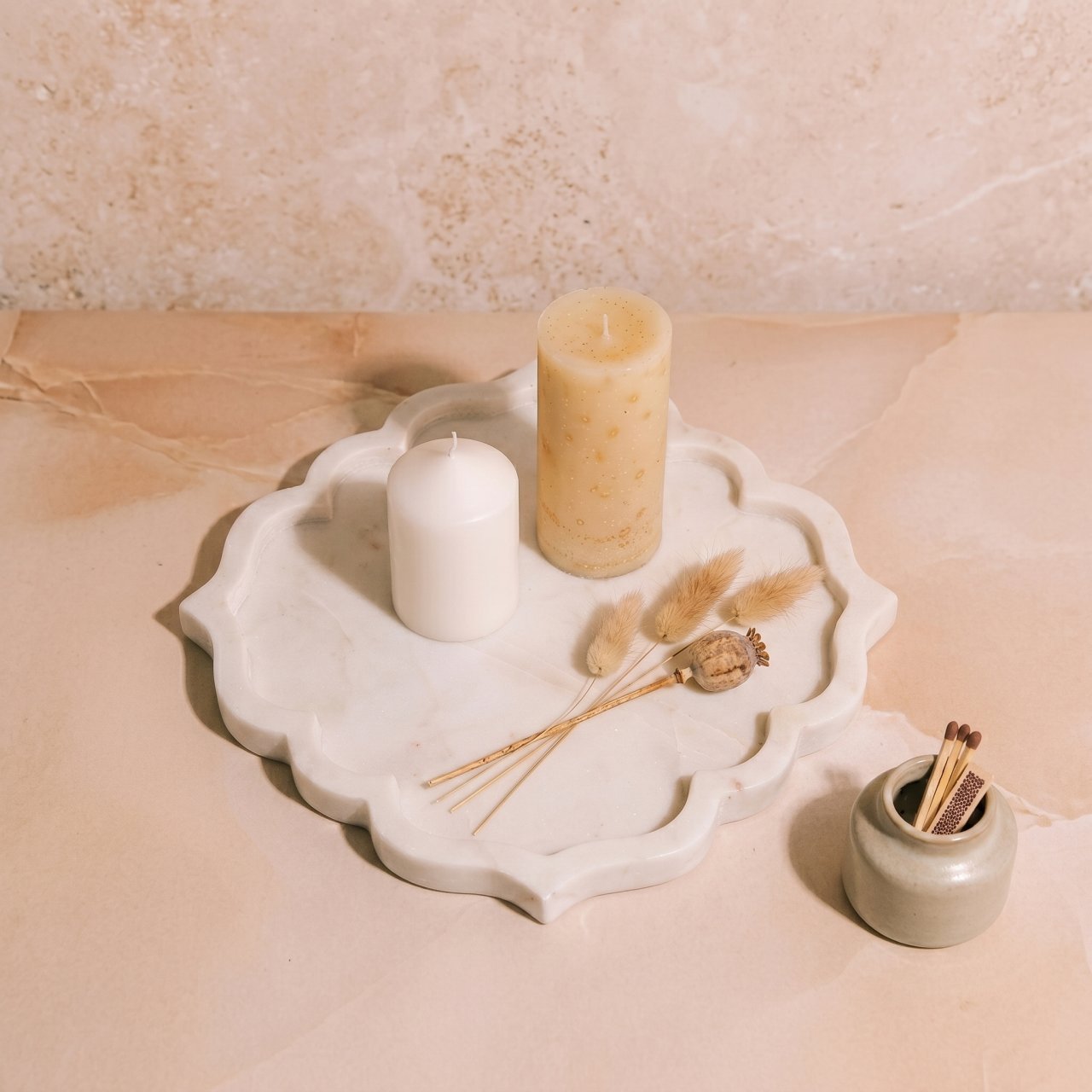 Sitara Marble Platter - The Heritage story