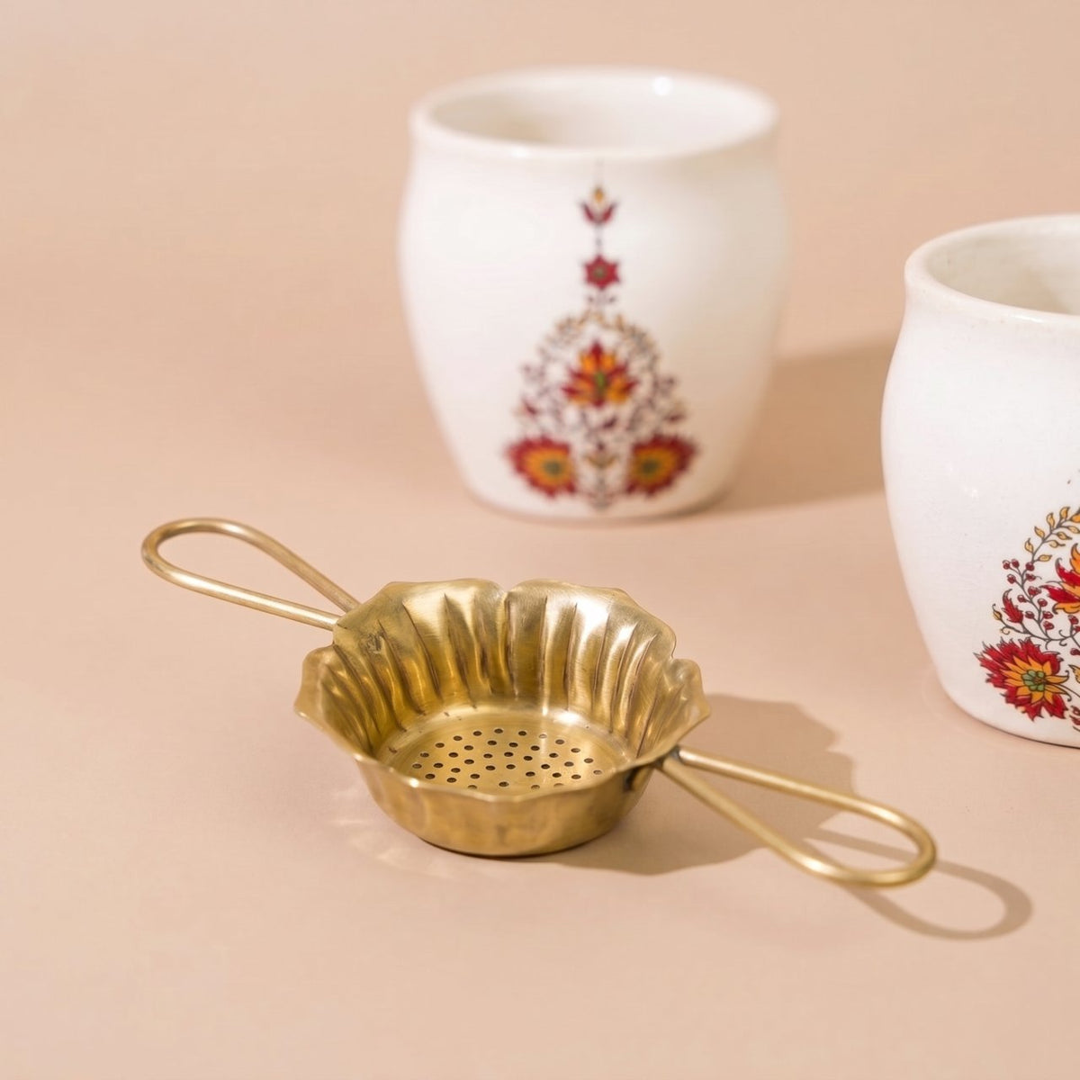 Sukoon Brass Tea Strainer - The Heritage story